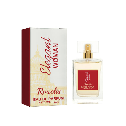 Roxelis Elegant Woman Eau De Parfum, Natural Fresh Niche Light Elegant Flower Fruit Fragrance Wrist Behind Ear Lasting Fragrance Dating Atmosphere Perfume