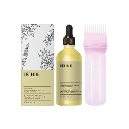 EELHOE Plant Hair Care Essential Oil Set Nourishes And Repair Hair Condition Frizz Smooth, Soft, Moist And Glossy Hair Care Oil