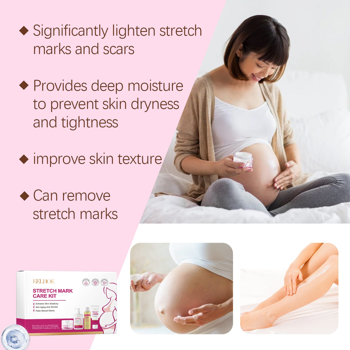 EELHOE Skin Care Set Gently Moisturizes Postpartum Skin Fine Lines, Firming And Smoothing Skin Body Care